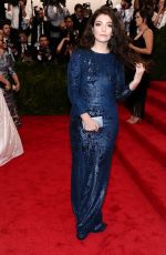 LORDE at MET Gala 2015 in New York