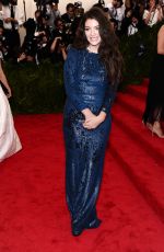 LORDE at MET Gala 2015 in New York