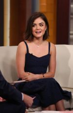 LUCY HALE at Fox & Friends in New York