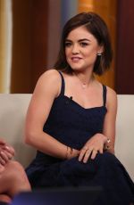 LUCY HALE at Fox & Friends in New York