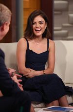 LUCY HALE at Fox & Friends in New York