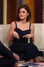 LUCY HALE at Fox & Friends in New York