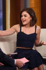 LUCY HALE at Fox & Friends in New York