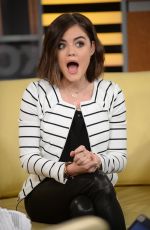 LUCY HALE at Good Day New York in New York