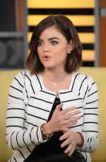 LUCY HALE at Good Day New York in New York