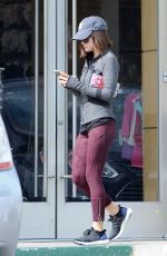 LUCY HALE Out fro Morning Coffee in Los Angeles 05/07/2015