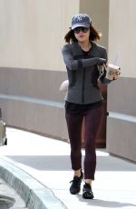 LUCY HALE Out fro Morning Coffee in Los Angeles 05/07/2015