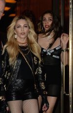 MADONNA and LOURDES LEON at MET Gala After Party in New York