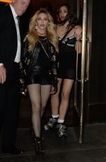MADONNA and LOURDES LEON at MET Gala After Party in New York