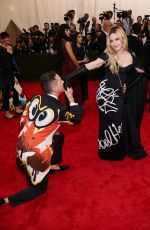 MADONNA at MET Gala 2015 in New York