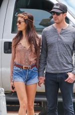 MAGGIE Q and Dylan McDermott Out in New York 05/05/2015