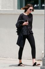 MANDY MORE Leaves a Hair Salon in Beverly Hills 05/26/2015