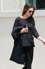 MANDY MORE Leaves a Hair Salon in Beverly Hills 05/26/2015