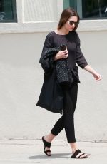 MANDY MORE Leaves a Hair Salon in Beverly Hills 05/26/2015
