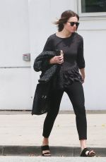 MANDY MORE Leaves a Hair Salon in Beverly Hills 05/26/2015