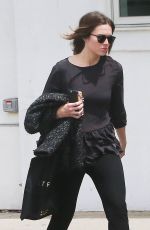 MANDY MORE Leaves a Hair Salon in Beverly Hills 05/26/2015