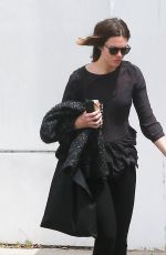 MANDY MORE Leaves a Hair Salon in Beverly Hills 05/26/2015