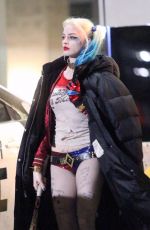 MARGOT ROBBIE at Suicide Squad Movie Set in Toronto 05/16/2015