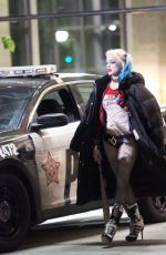 MARGOT ROBBIE at Suicide Squad Movie Set in Toronto 05/16/2015