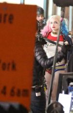 MARGOT ROBBIE on the Set of Suicide Squad in Toronto 05/03/2015