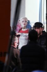 MARGOT ROBBIE on the Set of Suicide Squad in Toronto 05/03/2015