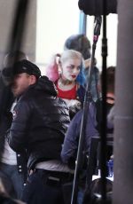 MARGOT ROBBIE on the Set of Suicide Squad in Toronto 05/03/2015