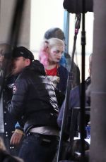 MARGOT ROBBIE on the Set of Suicide Squad in Toronto 05/03/2015