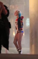 MARGOT ROBBIE on the Set of Suicide Squad in Toronto 05/06/2015