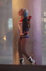 MARGOT ROBBIE on the Set of Suicide Squad in Toronto 05/06/2015