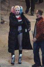 MARGOT ROBBIE on the Set of Suicide Squad in Toronto 05/06/2015