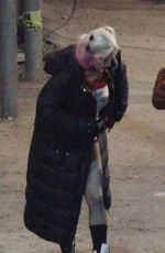 MARGOT ROBBIE on the Set of Suicide Squad in Toronto 05/06/2015