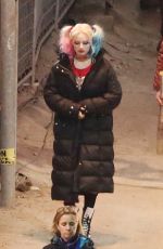 MARGOT ROBBIE on the Set of Suicide Squad in Toronto 05/06/2015