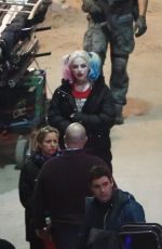 MARGOT ROBBIE on the Set of Suicide Squad in Toronto 05/06/2015