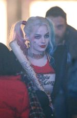 MARGOT ROBBIE on the Set of Suicide Squad in Toronto 05/06/2015