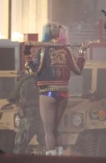 MARGOT ROBBIE on the Set of Suicide Squad in Toronto 05/06/2015