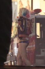 MARGOT ROBBIE on the Set of Suicide Squad in Toronto 05/06/2015