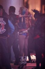 MARGOT ROBBIE on the Set of Suicide Squad in Toronto 05/06/2015