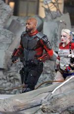 MARGOT ROBBIE on the Set of Suicide Squad in Toronto 05/13/2015
