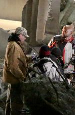 MARGOT ROBBIE on the Set of Suicide Squad in Toronto 05/13/2015