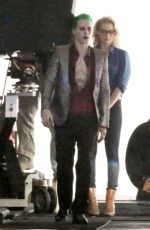 MARGOT ROBBIE on the Set of Suicide Squad in Toronto 05/17/2015