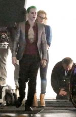 MARGOT ROBBIE on the Set of Suicide Squad in Toronto 05/17/2015