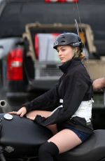 MARGOT ROBBIE on the Set of Suicide Squad in Toronto 05/27/2015