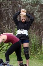 MARGOT ROBBIE on the Set of Suicide Squad in Toronto 05/27/2015