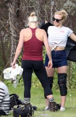 MARGOT ROBBIE on the Set of Suicide Squad in Toronto 05/27/2015