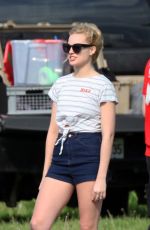 MARGOT ROBBIE on the Set of Suicide Squad in Toronto 05/27/2015