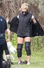 MARGOT ROBBIE on the Set of Suicide Squad in Toronto 05/27/2015