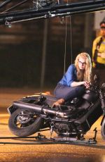 MARGOT ROBBIE on the Set of Suicide Squad in Toronto 05/28/2015