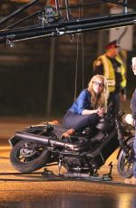 MARGOT ROBBIE on the Set of Suicide Squad in Toronto 05/28/2015