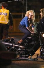 MARGOT ROBBIE on the Set of Suicide Squad in Toronto 05/28/2015