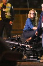 MARGOT ROBBIE on the Set of Suicide Squad in Toronto 05/28/2015